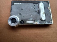 Casio Exilim EX-53 大約320萬畫素超薄型數位相機（無任何配件，外觀多有磨損）當故障品 不保固 不退換