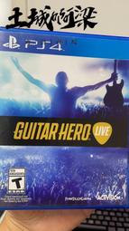 《阿寶電玩》PS4二手游戲 吉他英雄LIVE Guitar Hero Live 港版英文  有貨  土城阿梁
