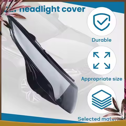 AB59-Car Front Headlight Head Light Lamp Lens Shell Cover Replacement For Land Rover Range Rover Evo