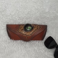 皮革眼鏡盒，眼鏡盒，龍眼，生日禮物，眼鏡保護