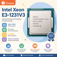 Intel Xeon E3-1230V3 / E3-1231V3 Used E3-1240V3 LGA1150 - 4Core 3.8GHz Editing Gaming Server