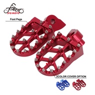 JFG MOTO ที่พักเท้าอลูมิเนียม CNC มอเตอร์ไซค์สำหรับ YAMAHA YZ85 2002-2021 YZ125-1997 2021 YZ250F-WR2