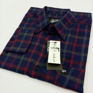 NEW Thick and fluffy long surfing flannel plaid flannel/ mph88