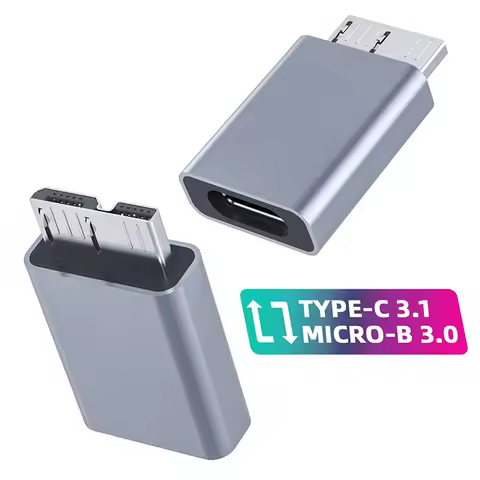 1pcs USB 3.0 Micro B Male To Micro B To Type C Micro B USB C Male B Male Fast Charge Micro B USB C M