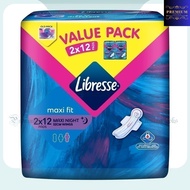 LIBRESSE Maxi Overnight 2 x 12's