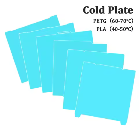 Glacier Cold Plate For Bambu Lab H2D H2S A1 P1 X1C P2S H2C Cool Build Plate For Anycubic Kobra S1 Cr