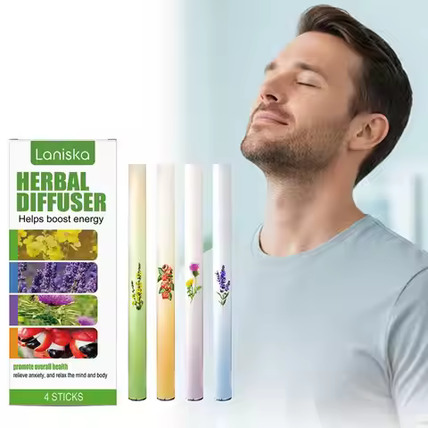 Herbal Diffuser Natural Herbal Energy Bar Lung-Clearing Ingredients Improve Respiratory Health Relie