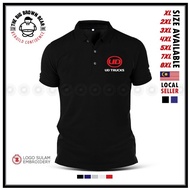 PLUS SIZE - Polo T Shirt Sulam UD Truck Quester Kuzer Popular Fashion Streetwear Baju Lelaki Casual 