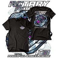 13b Rotary Engine T-shirt Wankel Engine Rx7 Jdm Legend Car T-shirt Rotary Power Automotive T-shirt