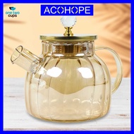 Ahope Teapot Pitcher Teapot Heat Resistant Borosilicate Fire 1L - BR-383