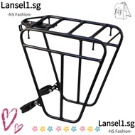 LANSELL Mountain Bike Cargo Rack, 25KG Capacity Steel 25KG Capacity Bicycle Parking Rack, High Quali
