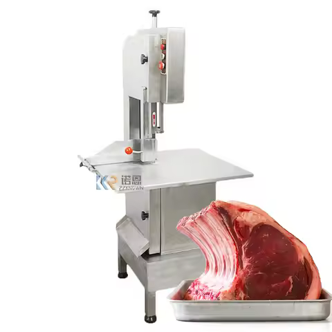 ELectric Frozen Meat Cutter Bone Saw Machine Commercial Trotter Ribs Beef Cutting Fish Meat Processi