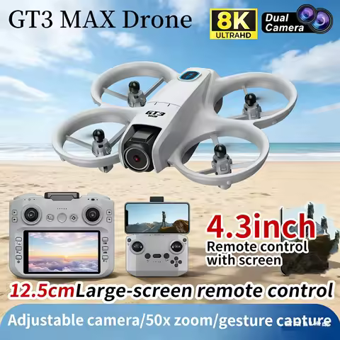 Hot 2026 GPS Drones GT3 8K HD Dual Cameras 180° FPV 5GWIFI Brushless Motors Intelligence Obstacle Av