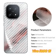 Carbon Fiber Back Film For Vivo iQOO 15 5G 2025 Matte Carbon Fiber Screen Protector For VIVO iQOO15 