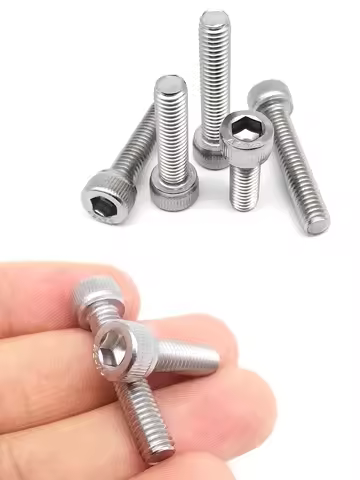 M1.4 M1.6 M2 M3 M3.5 M4 M5 M6 M8 304 A2-70 Stainless Steel DIN912 Hexagon Hex Socket Cap Allen Head 