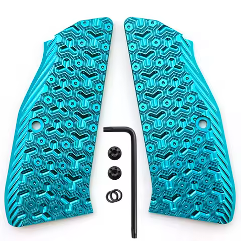 1pair Aluminium Alloy Grips for CZ 75 Full Size CZ75 Grips, SP-01 Series, Shadow 2, 75B BD, Gun Grip