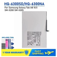 For Samsung Galaxy Tab A8 10.5 SM-X200 SM-X205 HQ-6300SD/HQ-6300NA 7040mAh Replacement Battery