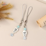 <divinehi4> Cute Little Fish Phone Lanyard Cartoon Taiyaki Beaded Mobile Phone Chain Cellphone Strap