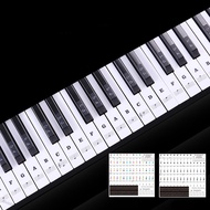 alvinlikc Transparent Piano Keyboard Sticker 88 Keys Electronic Keyboard Piano Sticker