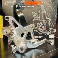DYNOPRO SINGLE RACING FOOTREST Y15 DYNOPRO CNC SINGLE FOOTREST Y15 DYNO PRO SINGLE FOOTREST Y16 RACI