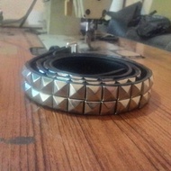 Eightball pyramid 2row small belt/ punk belt / spike belt