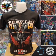 Mazinga Getter Power Ranger Baju Tshirt Microfiber
