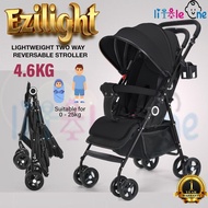 NEW STROLLER LITTLE ONE BABY EZILIGHT STROLLER ONE WAY / TWO WAY, FOLDABLE, NEWBORN TILL MAX 25KG, L