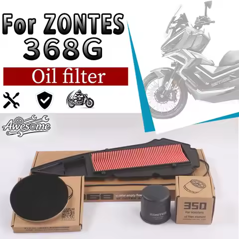 Air filter for ZONTES 368G 368E 368D 368M modified oil filter for 368g 368d 368e 368m
