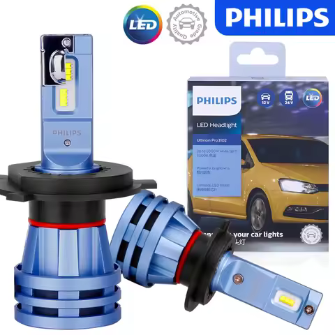 Philips LED H3 H4 H7 H11 Ultinon Pro3101 12V/24V 6000K Bright White HB3 9005 HB4 9006 HIR2 9012 Auto