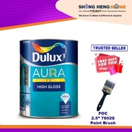 5L Dulux Wood & Metal Paint Aura High Gloss/Stellar Finish (OPTION COLOR PM FOR COLOR CODE)