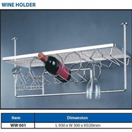 RAK WINE HOLDER STAINLESS WINSTON WW.001