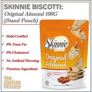 SKINNIE Biscotti: Almond Biscotti 100G (Stand Pouch)