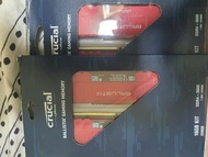 DDR4 Ram Crucial BALLISTIX GAMING 3600MHz 16GB Kit(8GB x2) 紅色