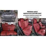 [JME CUSHION] PERODUA ARUZ (2019 - 2025) LEATHER SEAT COVER
