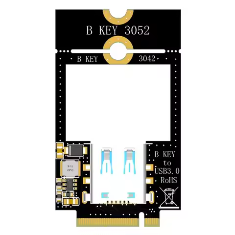 M.2 B Key to Bluetooth-Compatible WiFi Network Card USB 3.0 type-c SSD NGFF 3042 Converter M2 Key-B 