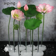 AIPING Artificial Flower, Artificial Flower Pole Landscape Artificial Lotus, High Quality Lotus Leaf
