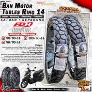 Ban Motor FDR HOVER Ring 14 Ban Tubles Depan Belakang Motor Matic Beat Vario Scoopy Ring 14 Tubles