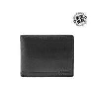 Fossil/ fossil men's coin purse clip leather multifunctional wallet black [Ole USA] straight hair