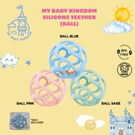 Y Baby Kingdom Silicone Ball Teether Baby Teether Toy Ball Shape BPA FREE/ FDA SILICONE/