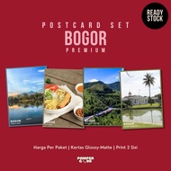 [PAWPERGOODS] 4pcs Postcard BOGOR | Postcard Set | Postcard Pack of Indonesia City Series | Wall Dec