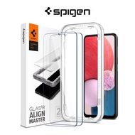 [2 Pack] Spigen Samsung A13 Tempered Glass AlignMaster Samsung A13 Glas.tR Screen Protector with Aut