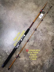 (NEW) JORAN UGLY STIK TIGER SHAKESPEARE ORIGINAL 100% [FUJI GUIDES & REEL SEAT] (POS DGN PACKING PAI