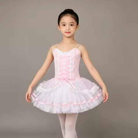 reen Ballet Dress For Girls Long Giselle Dance Costumes Children Women Romantic Tutu Performance Pri
