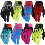 7 Colors FOX Motorcycle Off-Road Gloves Men Women Motorcycle Racing Gloves Full Finger Off-Road Vehicle Off-Road Mountain Bike Gloves Holi