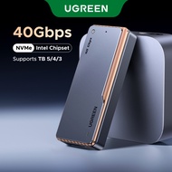 GREEN 40Gbps NVMe SSD Enclosure with Thunderbolt 5/4/3 & USB4 Support M and B&M Keys for Windows Mac