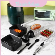 Af400uk Air Ninja Fryer Silicone Inner Basket And Accessories Set With Paper And Food For Clips Home