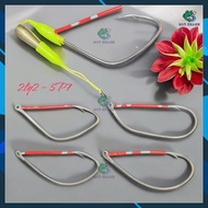 White steel snakehead fish hook 2ly2 - 5p7, super sharp real imitation hook