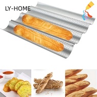LY-HOME Baguette Baking Tray, Waves 2/4 Grooves Baguette Mold,  Bakeware Baking Tool French Bread To