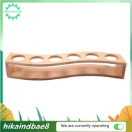 [hIkAi] Shot Glass Holder Set-1Oz/30Ml Shot Glass Set Bamboo Shot Glass Holder, 6Pcs Shot Glass Set,