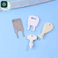 1F 1Pcs Toilet Paper Soap Dispenser Box Lock Plastic Keys Master Tools Part Replacement Accessories 